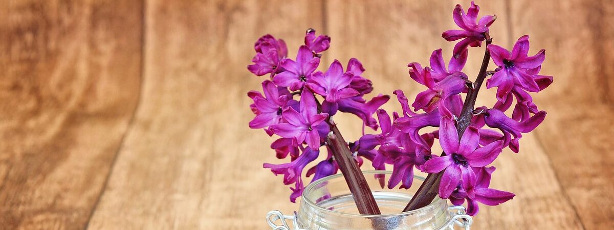 glasvase-mit-blumen-auf-einem-tisch